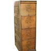 Image 1 : Antique 4 drawer oak file cabinet.