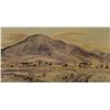 Image 1 : Vintage lithograph "Rancheria" depicting