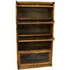Image 2 : Contemporary oak lawyers bookcase 4 stacker