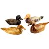 Image 1 : Collection of 4 wood duck decoys.