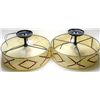 Image 2 : Collection of 2 custom ceiling lights with