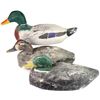 Image 1 : Collection of 3 vintage wood duck decoys.