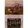 Image 3 : Collection of 2 large vintage calendars