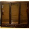 Image 1 : C. 1910-1920 3 door over 3 drawer bookcase