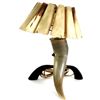 Image 1 : Vintage horn table lamp with horn shade,