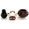 Image 1 : Collection of 3 miniature southwest pots