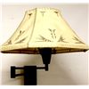 Image 2 : Collection of 2 lamps includes rustic wall mount