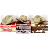 Image 1 : Collection of 3 cowboy hats with boxes
