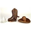 Image 1 : Collection of 3 includes Roy Rogers boot bank