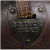 Image 3 : Original brown russet military saddle with