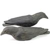 Image 2 : Collection of 3 decoys includes carved wood