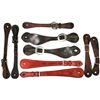 Image 1 : Collection of 4 pair unmarked spur straps.