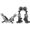 Image 1 : 2 pair spurs includes double mount drop shanks