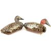 Image 1 : Collection of 2 vintage cork duck decoys.