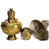 Image 1 : Collection of 3 brass lamps includes miners