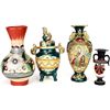 Image 1 : Collection of 4 antique vases all show good