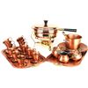 Image 1 : Large collection of vintage copperware.