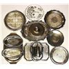 Image 1 : Large collection of silver plate serving items.