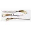 Image 1 : 3 piece meat carver set with polished