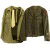 Image 1 : Collection of 4 military uniforms.