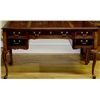 Cute mahogany desk on cabreiole legs