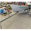 Image 2 : Aluminum 12' Jon Boat w/Single Axle Trlr.