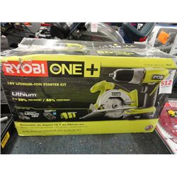 Ryobi Battery Drill & Saw Kit