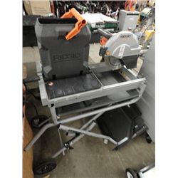 Ridgid Tile Saw w/Back Stand