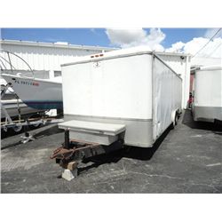 Kendall 8' W x 7' T x 25' L T/A Enclosed Trlr w/Ramp & Side Door