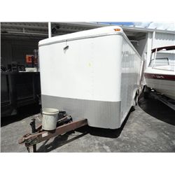 2002 Pace 8' W x 7' T x 16' L T/A Enclosed Trlr w/Ramp & Side Door & Directional Arrows