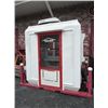 Image 1 : Modu Built 5' W x 8" L x 8" T A/C Service Window Booth w/Rolling Forklift & Slot Frame - Pre Wired w