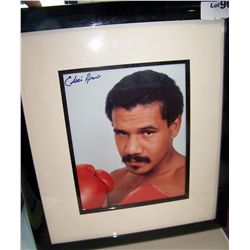 EDWIN ROSARIO HAND SIGNED FRAMED PICTURE