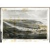 Image 1 : New York and Environs Birds-Eye-View of 1869 New York City from somewhere above New Jersey.
