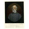 Image 1 : Robert E. Lee,  ca.1870's Hand Tinted Engraving.