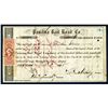 Image 1 : Panama Rail Road Co. 1865 Stock Certificate ITASB Harriet Beecher Stowe.