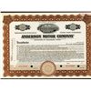 Image 1 : Anderson Motor Co. ca.1910-20 Specimen Stock Certificate - Automobile.