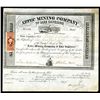 Image 1 : Aztec Mining, 1864 Issued Michigan Mining Stock Certificate.