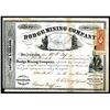 Image 1 : Dodge Mining, 1863 Issued Michigan Mining Stock Certificate.