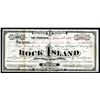 Image 1 : Rock Island Gold & Silver Mining Company, 1876 Stock Certificate.