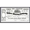 Image 1 : St. Louis Silver Mining Company, 1868 Stock Certificate.