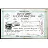 Image 1 : United States Dynamite Projectile, 1888 Issued Stock Certificate.