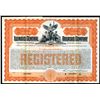 Image 1 : Illinois Central Railroad Co., 1908 $10,000 Registered 4% Specimen Gold Bond.