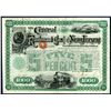 Image 1 : Central Railroad Co. of New Jersey, 1887 Issued Bond.
