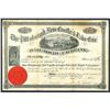 Image 1 : Pittsburgh, New Castle & Lake Erie Rail Road Company, 1878 Stock Certificate.