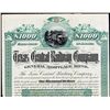 Image 1 : Texas Central Railway Co. Specimen Bond.
