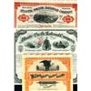 Image 1 : Western Railroad Bond Trio ca. 1880 to 1889.
