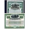 Image 1 : Norfolk Southern Railroad Co., 1911 Issue Specimen Bond Pair.