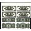 Image 1 : Banque De La Republique D'Haiti Uncut Proof Sheets of 4.