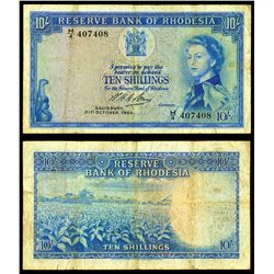 Reserve Bank of Rhodesia, 1964 Issue.