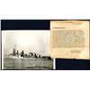 Image 1 : Historical Scrap Book Containing Original Photos and Documents Pertaining to the WWII Destroyer the 
